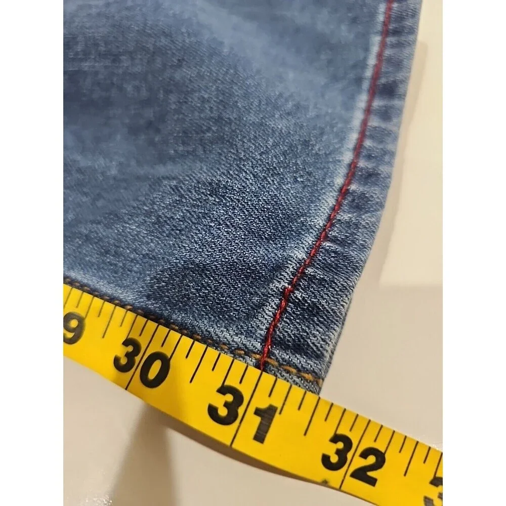 Tommy Bahama Straight Leg Jeans 36X32 Blue Denim Pants Stretch 92% Cotton Soft - Picture 5 of 10